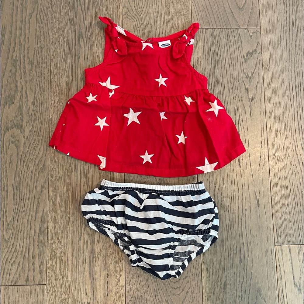 Old navy Stars and Stripes outfit set